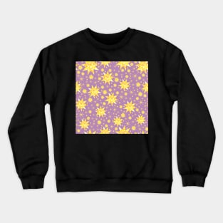 Sundazzle on Light Plum Repeat 5748 Crewneck Sweatshirt